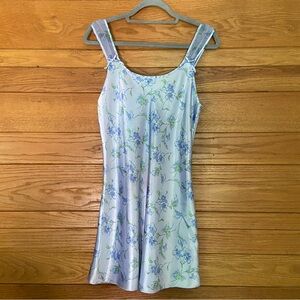 Vintage Inner Most lavender purple floral slip dress